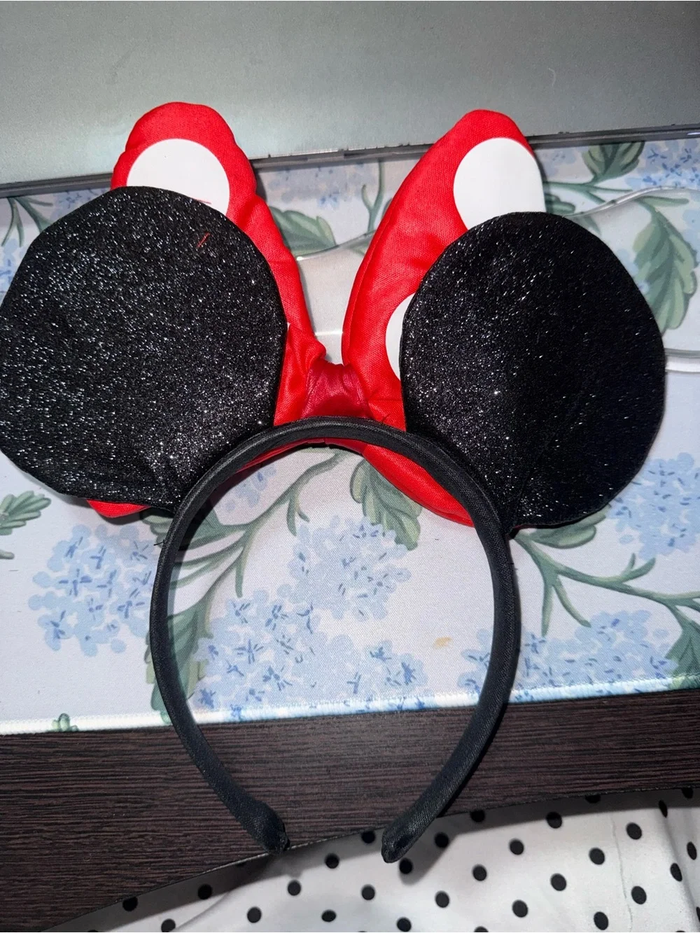 Women’s Minnie Mouse Polka Dot Bow Headband Costume Accessory